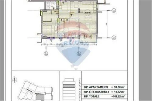 Tirane, shitet apartament 2+1 Kati 2, 102 m² 189.900 € (Apartament 2+1 per shitje tek Kodra e Diellit!)