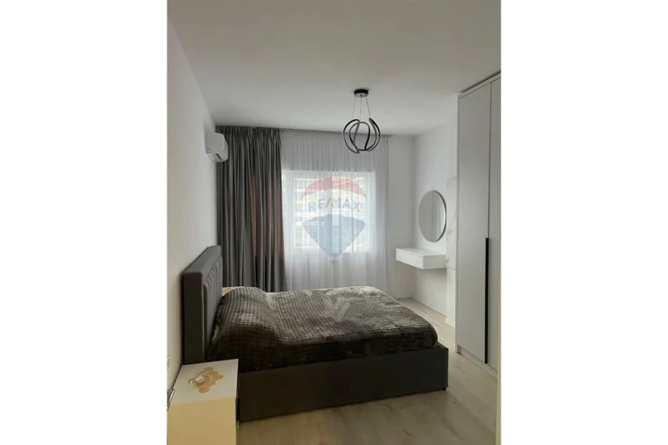 Tirane, jepet me qera apartament 1+1+Ballkon Kati 2, 58 m² 400 € (UNIVERS CITY, QTU)