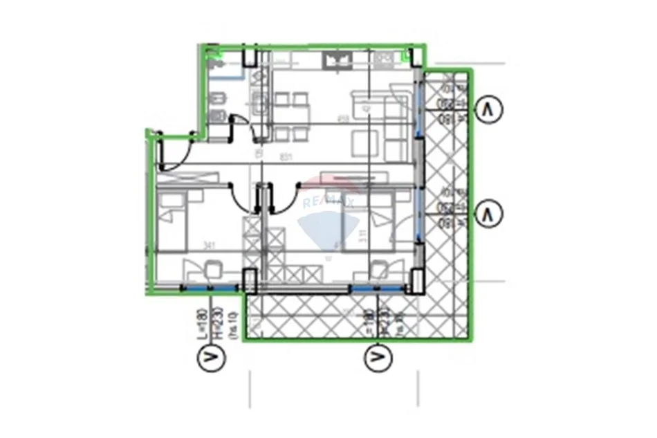Tirane, shitet apartament , 105 m² 