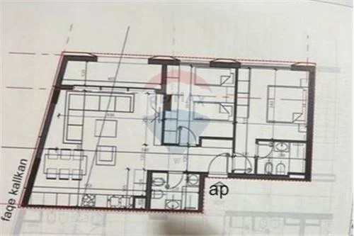 Tirane, shitet apartament 2+1 Kati 6, 101 m² 141,400 € (Rruga Jordan Misja - Treni - Bulevardi i Ri, Albania)