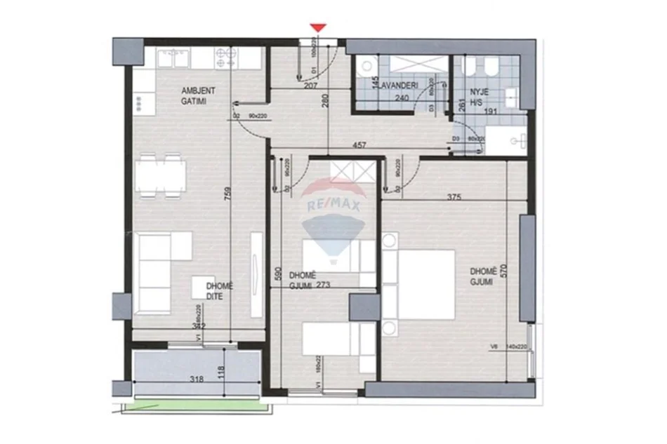 Tirane, shitet apartament , 122 m² (Ish Fusha e Aviacionit)