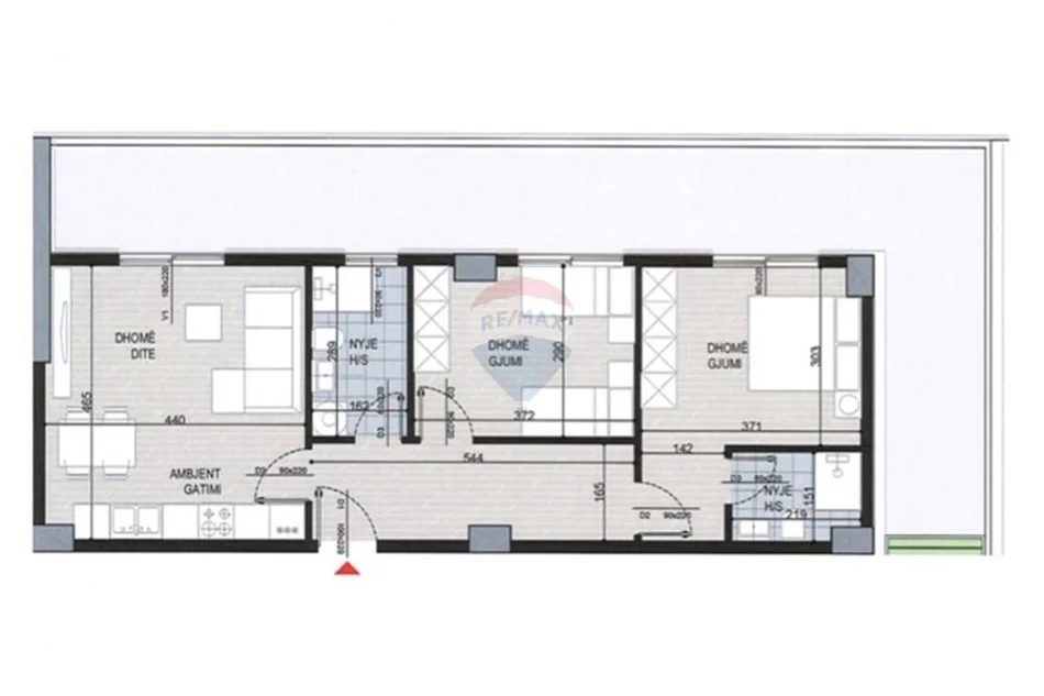 Tirane, shitet apartament , 87 m² (Ish Fusha e Aviacionit)
