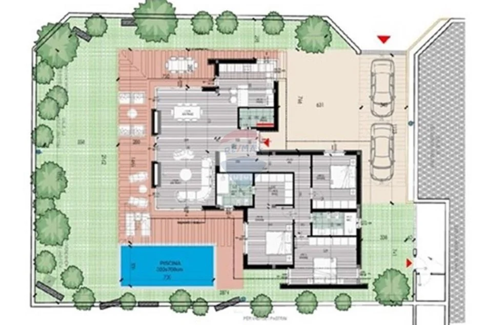 Dhermi - Palase, shitet Vile 3+1 , 606 m² 12.509.000 € 