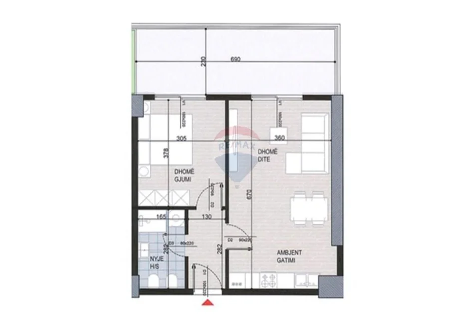 Tirane, shitet apartament , 83 m² (Ish Fusha e Aviacionit)