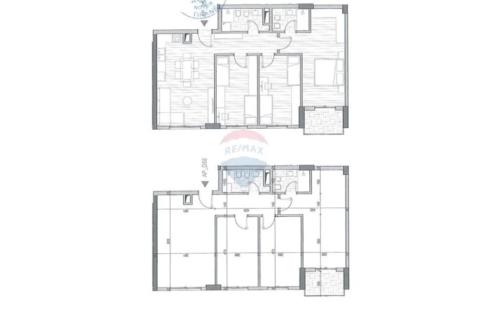 Tirane, shitet apartament 3+1+Ballkon , 121 m² 169.400 € 