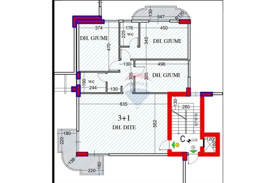 Tirane, shitet apartament , 151 m² 271.410 € 