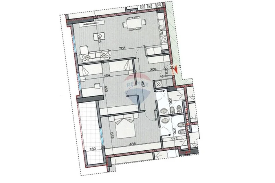 Tirane, shitet apartament , 121 m² 159.130 € 