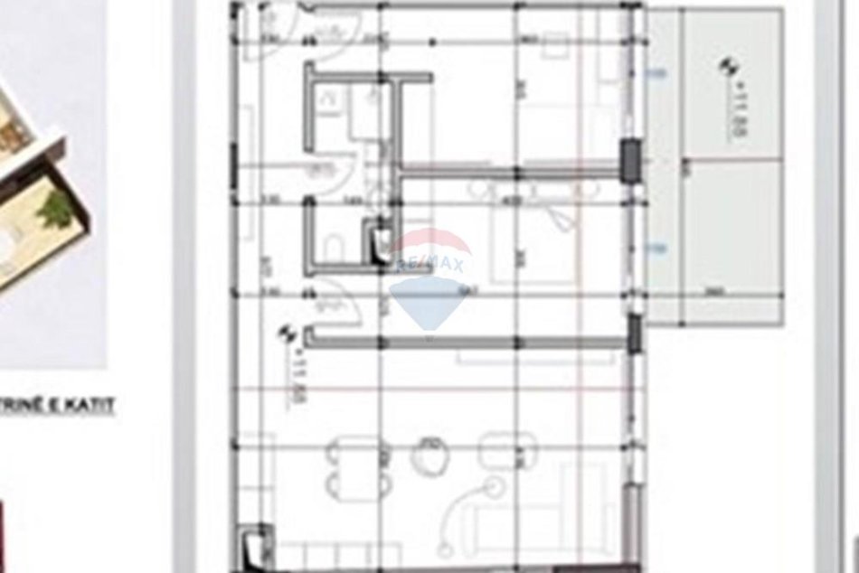 Tirane, shitet apartament 2+1 Kati 3, 121 m² 169.000 € (Bulevardi i Ri (ID: 530291040-88)