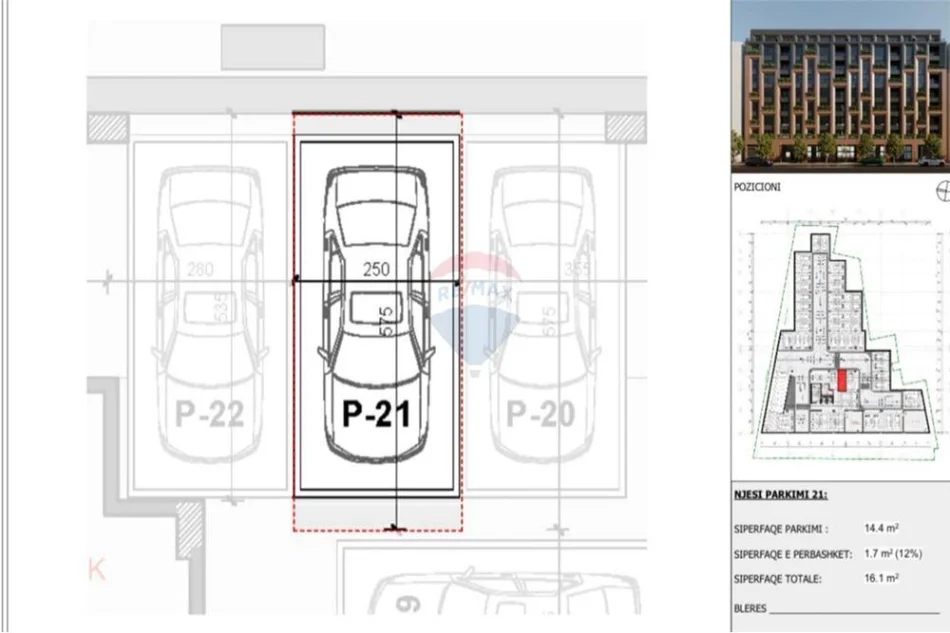 Tirane, shitet garazh | post parkimi , 50 m² 