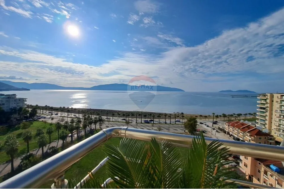 Vlore - Lungomare, shitet apartament 2+1 Kati 9, 96 m² 260.000 € (Lungomare, Vlorë)