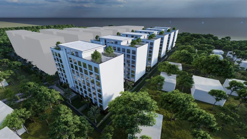 Durres, shitet apartament 2+1+Ballkon Kati 4, 95 m² 119.100 € (Golem, Durres)