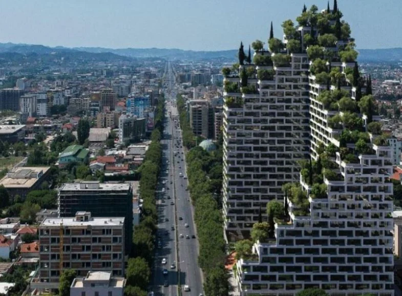 Tirane, shes apartament 1+1 Kati 13, 82 m² 153.700 € (Laprake)