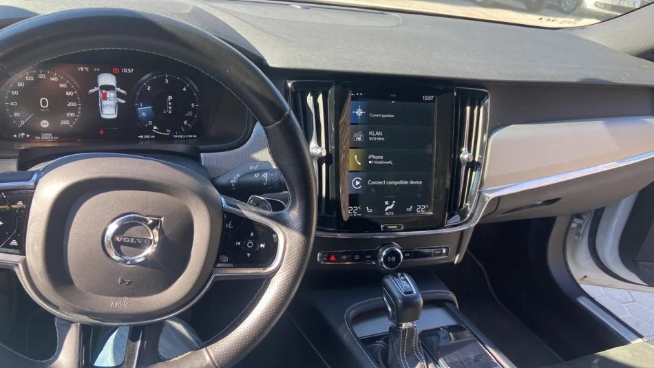 Tirane, shes makine Volvo S90 R Design Nafte, e bardhë automatik Kondicioner