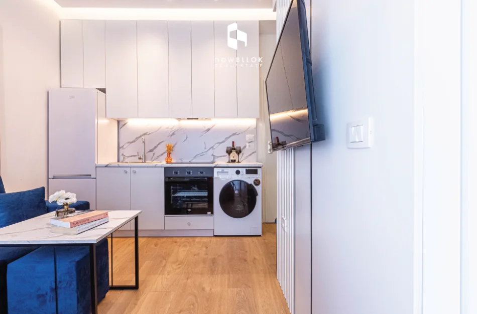 🏠Me Qera: 1+1📍Ali Demi (Kompleksi Mangalem)- 40,000 Leke/Muaj - Pallat V.2022 - Kt.4 - Sp.39m² - (E Areduar me Arkitekt) 🔥