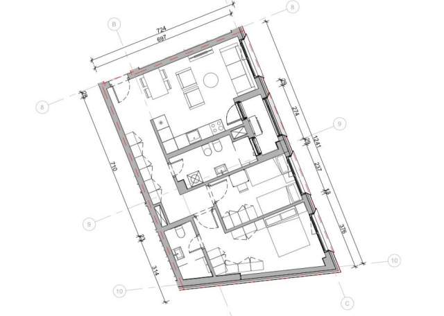 Tirane, shitet apartament 2+1+BLK Kati 5, 93 m² 145.000 Euro (Bulevardi i Ri)