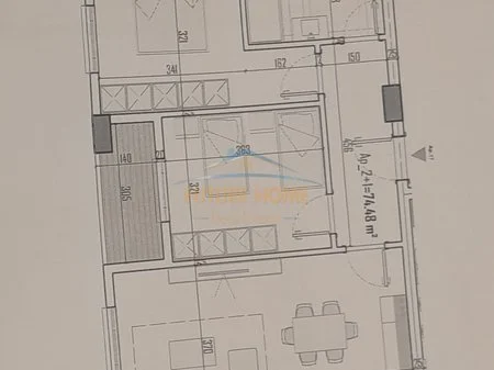 Shitet, Apartament 2+1, Rezidenca Majestic, Paskuqan, Tiranë. AREA52478