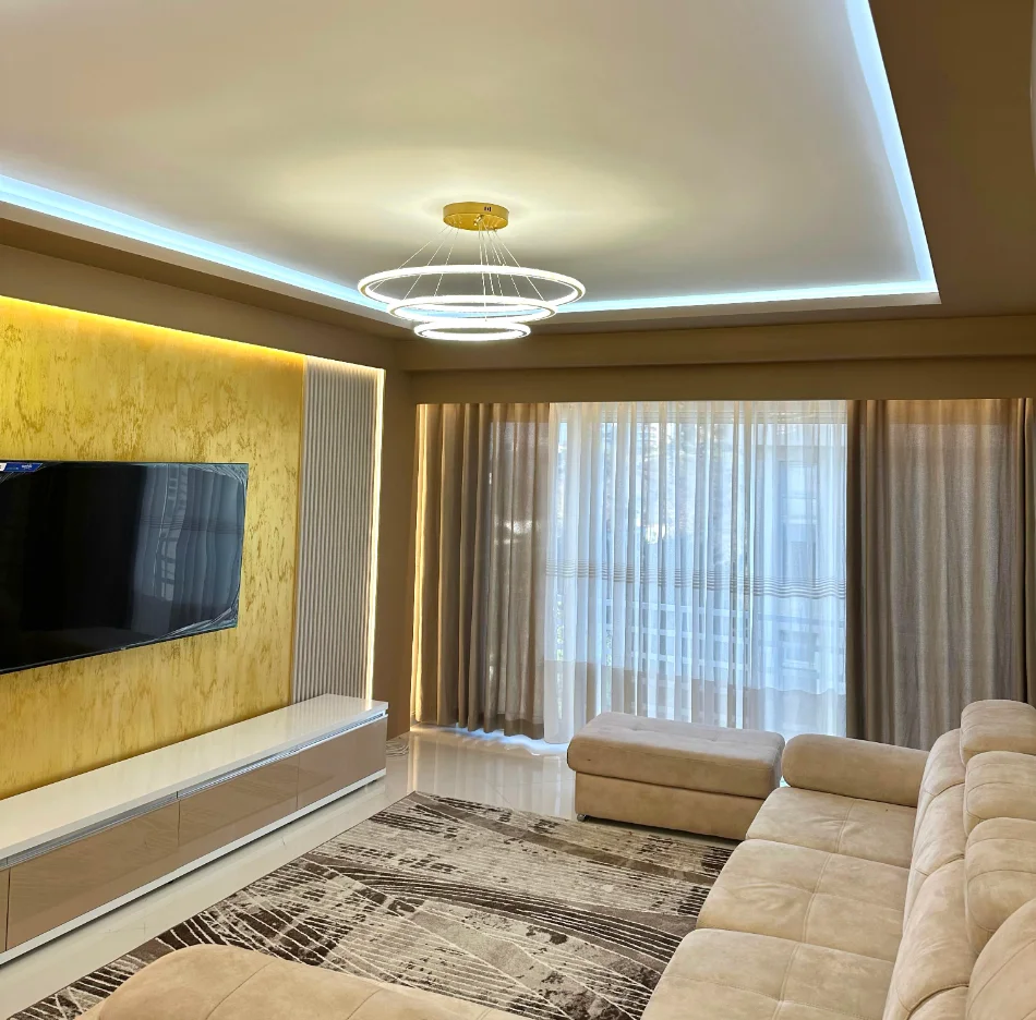 Me Qera: Duplex 3+1+3wc & 1P. Parkimi 📍Res. Kodra e Diellit 1 - Mobilim Modern | 1,500 Euro/Muaj