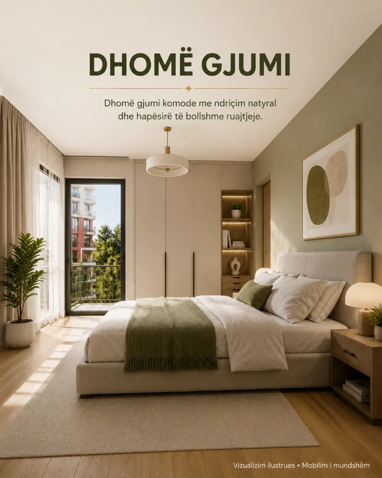 Tirane, shes apartament 1+1 Kati 2, 69 m² 102.915 € (Rruga Simon Gjoni)