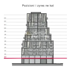 Tirane, jepet me qera ambjent biznesi Kati 0, 61 m² 1.300 € (Rruga e Barrikadave)