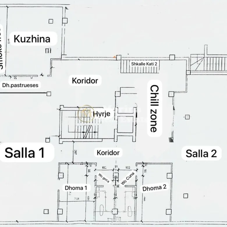 Tirane, jepet me qera ambjent biznesi Kati 2, 652 m² 5.800 € (Rruga e Kavajes)