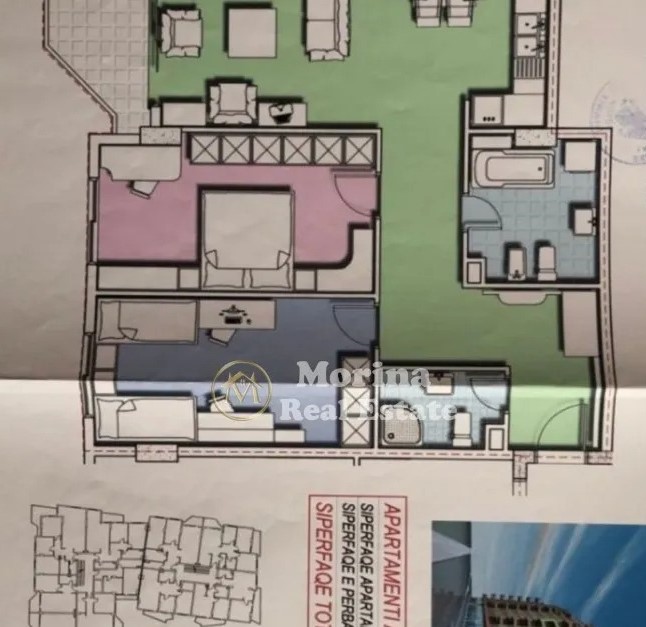 Tirane, shitet apartament 2+1+Ballkon Kati 5, 112 m² 150.000 € (Astir)