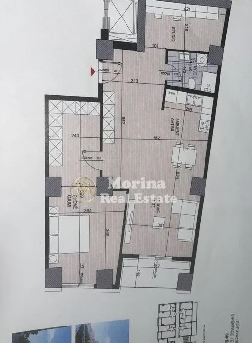 Tirane, shitet apartament 1+1 Kati 8, 119 m² 180.000 € (Ish Fusha e Aviacionit)