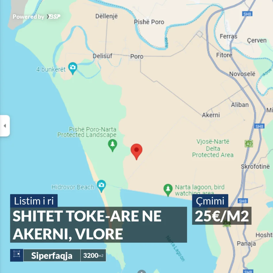 REZERVO PRONEN VETEM ME 500€! SHITET TOKE-ARE NE AKERNI, VLORE