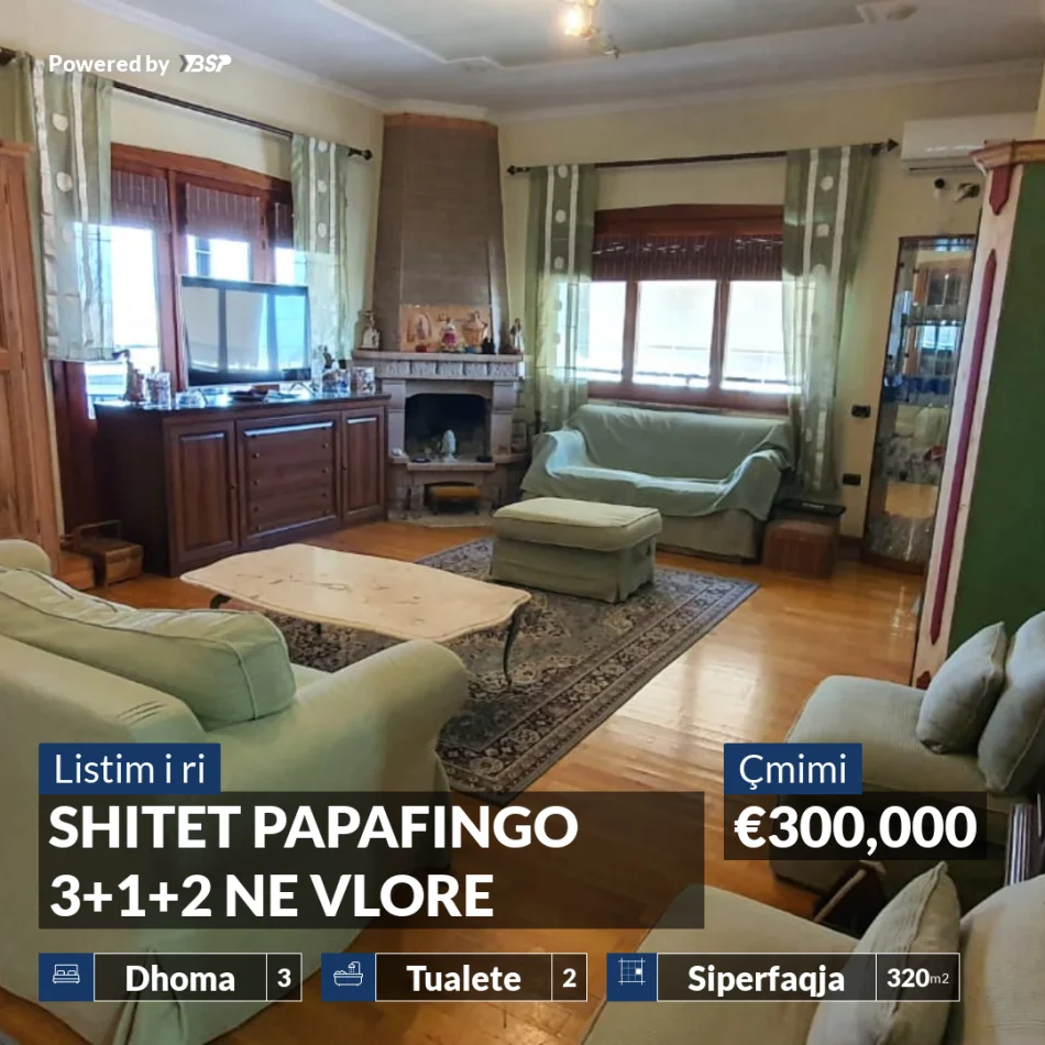 REZERVO PRONEN VETEM ME 500€! Vlore, shitet apartament+verande | Penthouse 3+1+Aneks+Ballkon , 320 m² 300.000 € (ALI DEMI, VLORE)