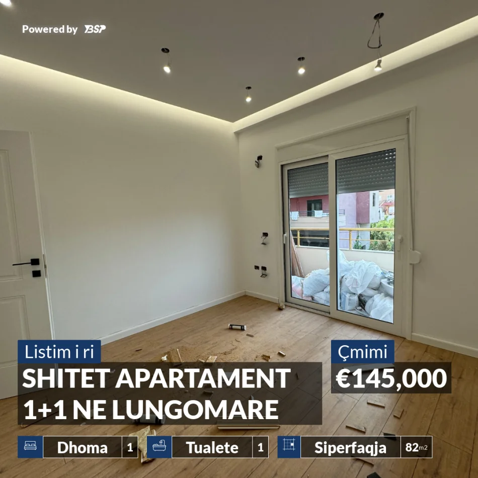 REZERVO PRONEN VETEM ME 500€! Vlore, shitet apartament 1+1+Ballkon , 82 m² 145.000 € (LUNGOMARE)