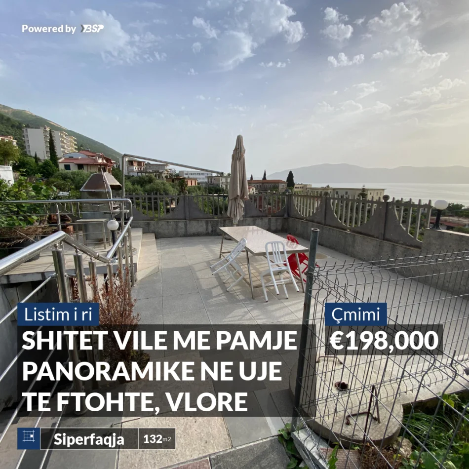 REZERVO PRONEN VETEM ME 500€! Vlore, shitet Vile , 132 m² 198.000 € (UJE I FTOHTE)