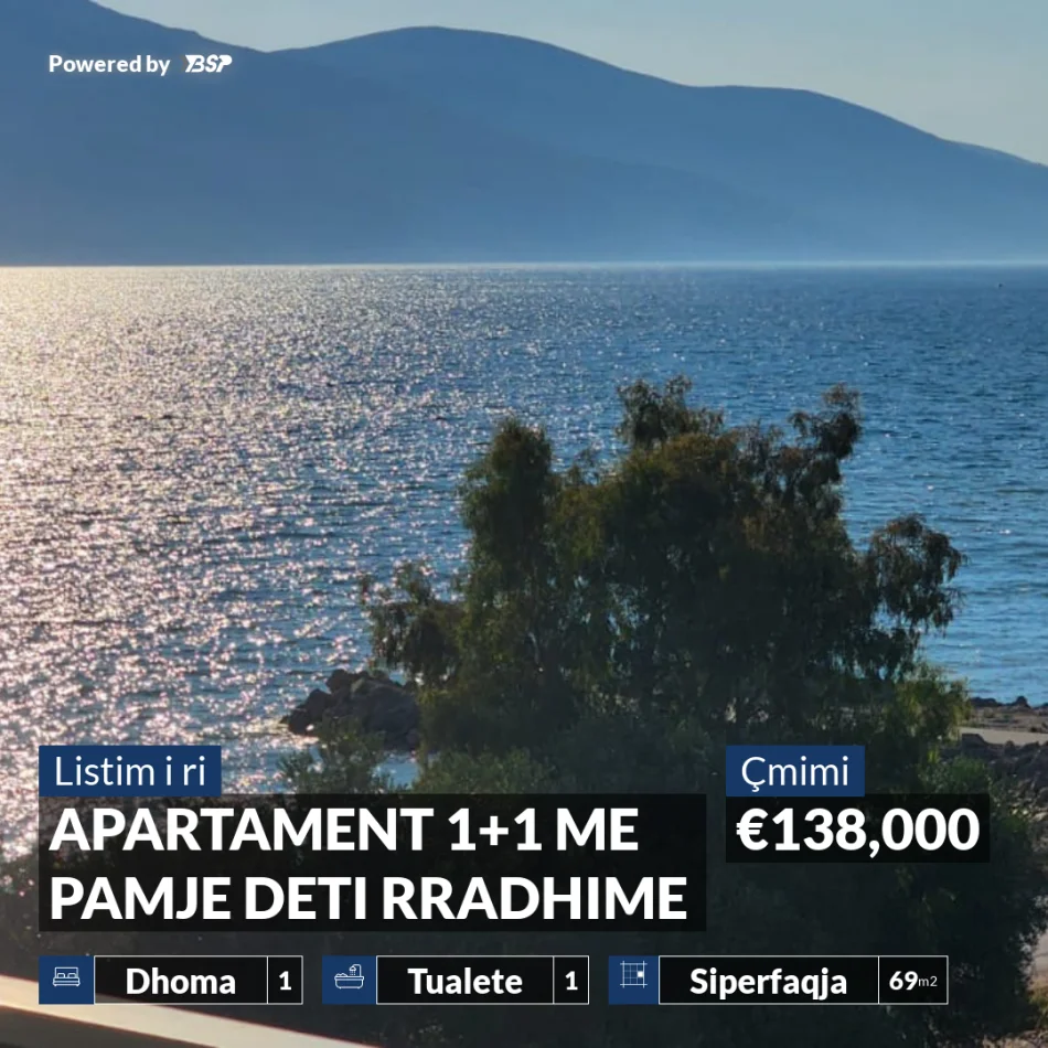 REZERVO PRONEN VETEM ME 500€! Vlore, shitet apartament 1+1+Ballkon , 69 m² 138.000 € (RRADHIME)