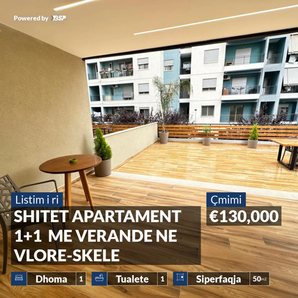 REZERVO PRONEN VETEM ME 500€! Vlore, shitet apartament 1+1+Ballkon , 125 m² 130.000 € (VLORE SKELE)