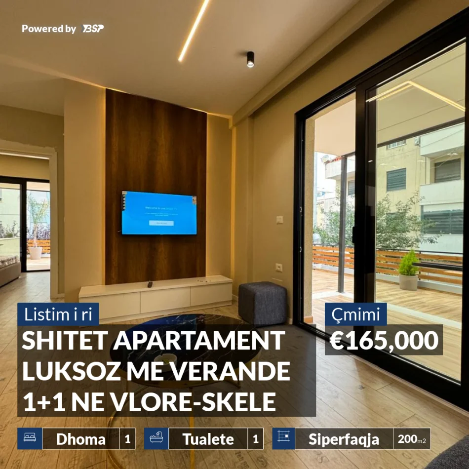 REZERVO PRONEN VETEM ME 500€! Vlore, shitet apartament 1+1+Ballkon , 200 m² 165.000 € (VLORE SKELE)