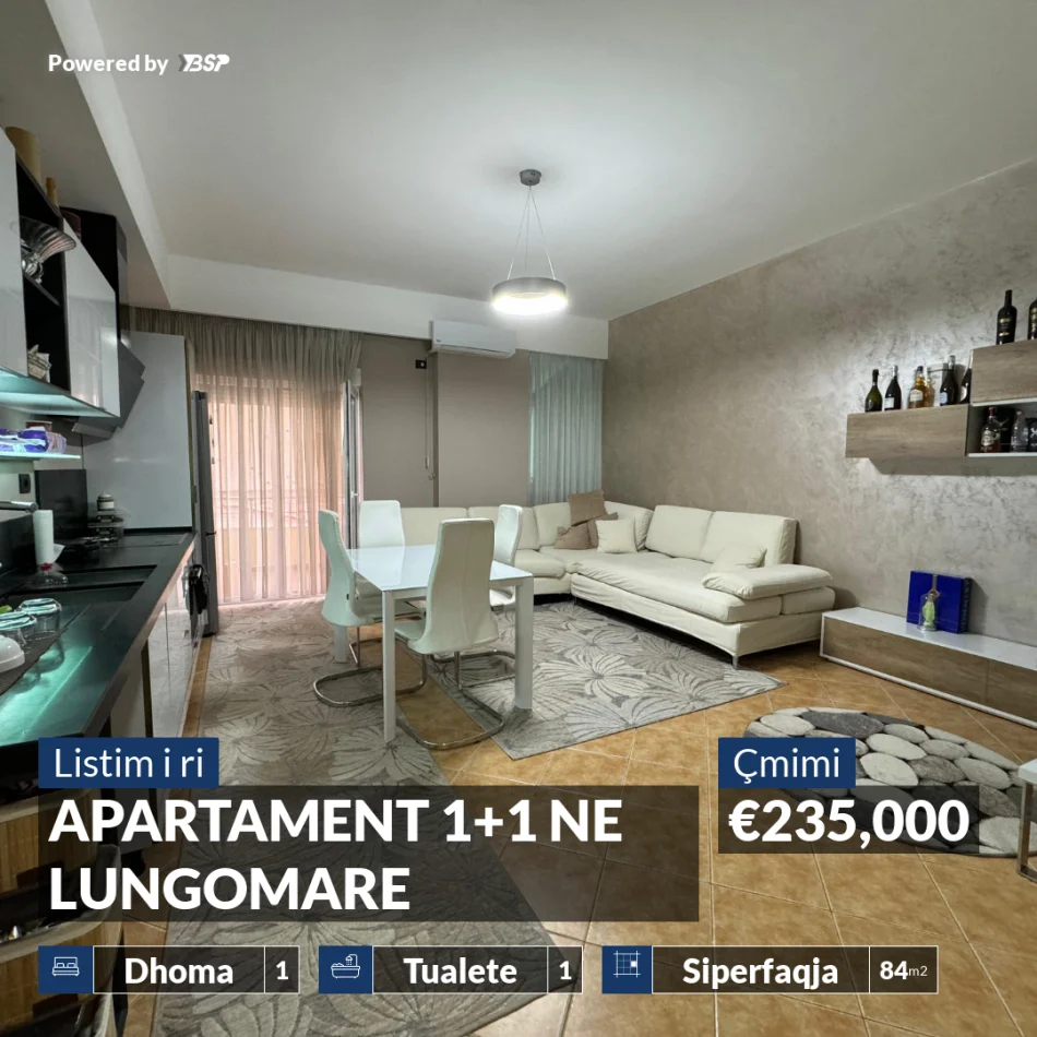 Vlore, shitet apartament 1+1+Ballkon , 84 m² 235.000 € (lungomare)
