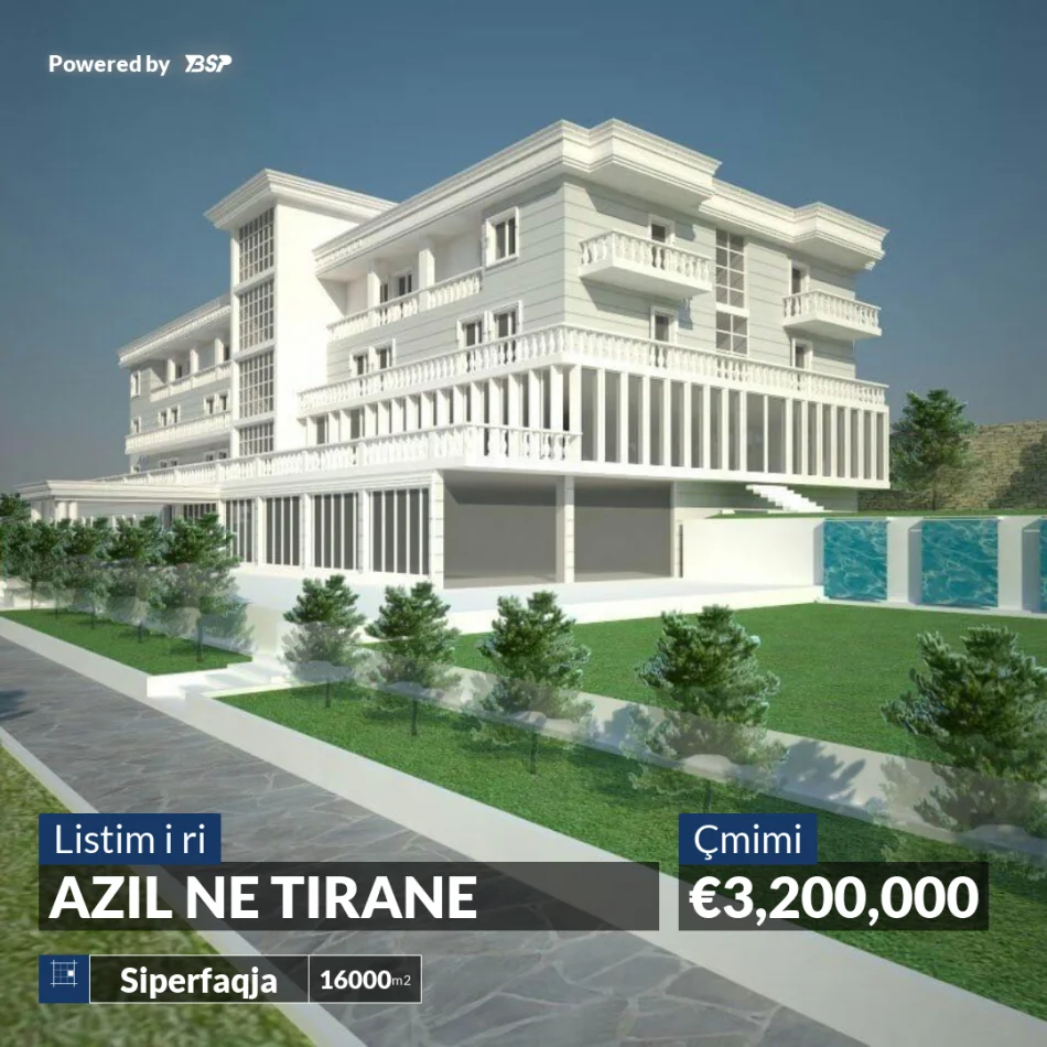 Tirane, shitet ambjent biznesi , 16.000 m² 3.200.000 € (TIRANE)