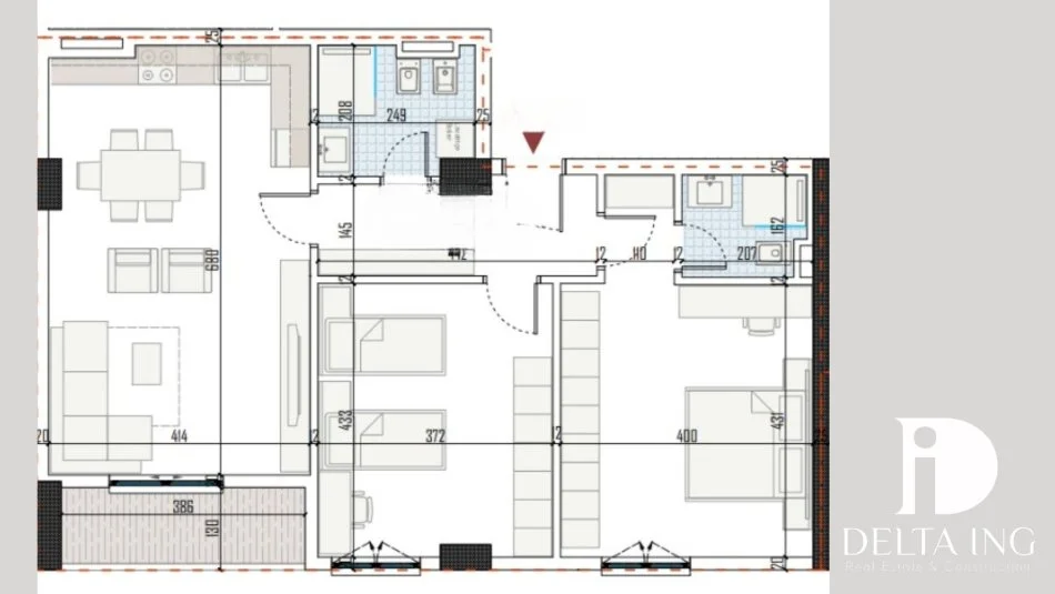 Tirane, shitet apartament 2+1+Aneks+Ballkon Kati 1, 108 m² 97.300 € (Lidhje e Prizerenit Paskuqan)