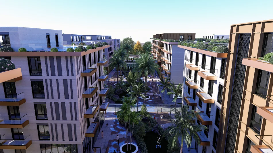 Qerret, shes apartament 1+1+Ballkon Kati 3, 68 m² 78.660 € (Rruga e fshatrave turistike)