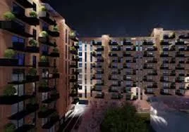 Tirane, jepet me qera apartament 1+1 Kati 6, 84 m² 700 € (parku olimpik)