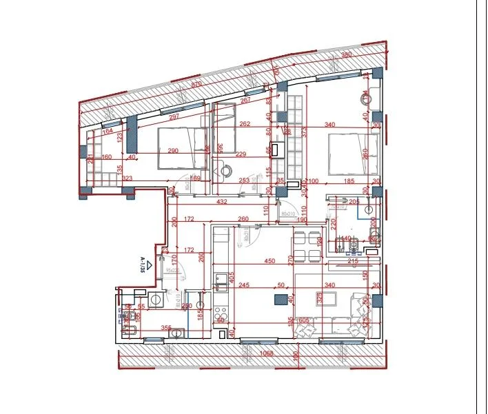 SHITET PENTHOUSE : 3+1+2wc +1 Post Parkimi📍Paskuqan (Buze Rruges kryesore) - 🔥1100€/m²🔥 - 185,000€ - Sp.149m² || Pamje Panoramike🌞
