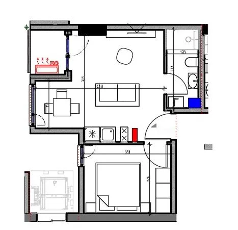 Tirane, shitet apartament 1+1 Kati 4, 49 m² 110.000 € (Yzberisht)