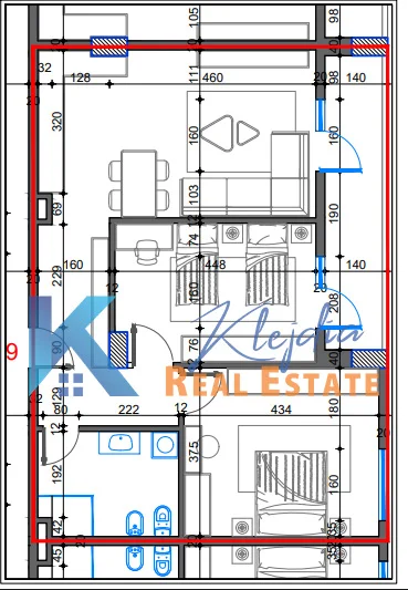 Tirane, shitet apartament 2+1+Ballkon Kati 2, 103 m² 127.850 € (në Kompleksin Diamond Hill – Paskuqan)