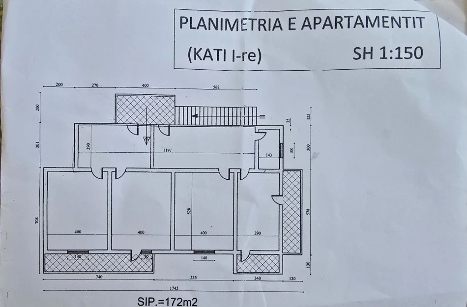 Durres, shes shtepi 4+1+Aneks+Ballkon , 131 m² 168.000 € (shoqeria-bashkimi durres)