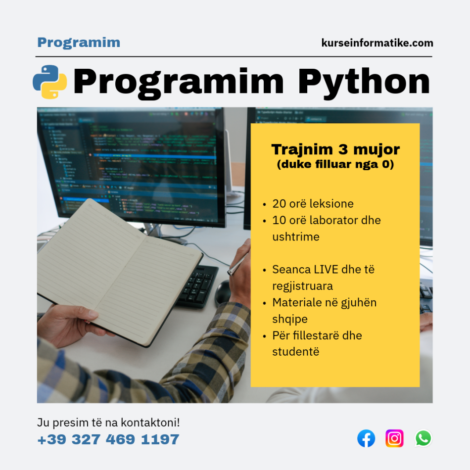 Kurs profesional për gjuhën Python