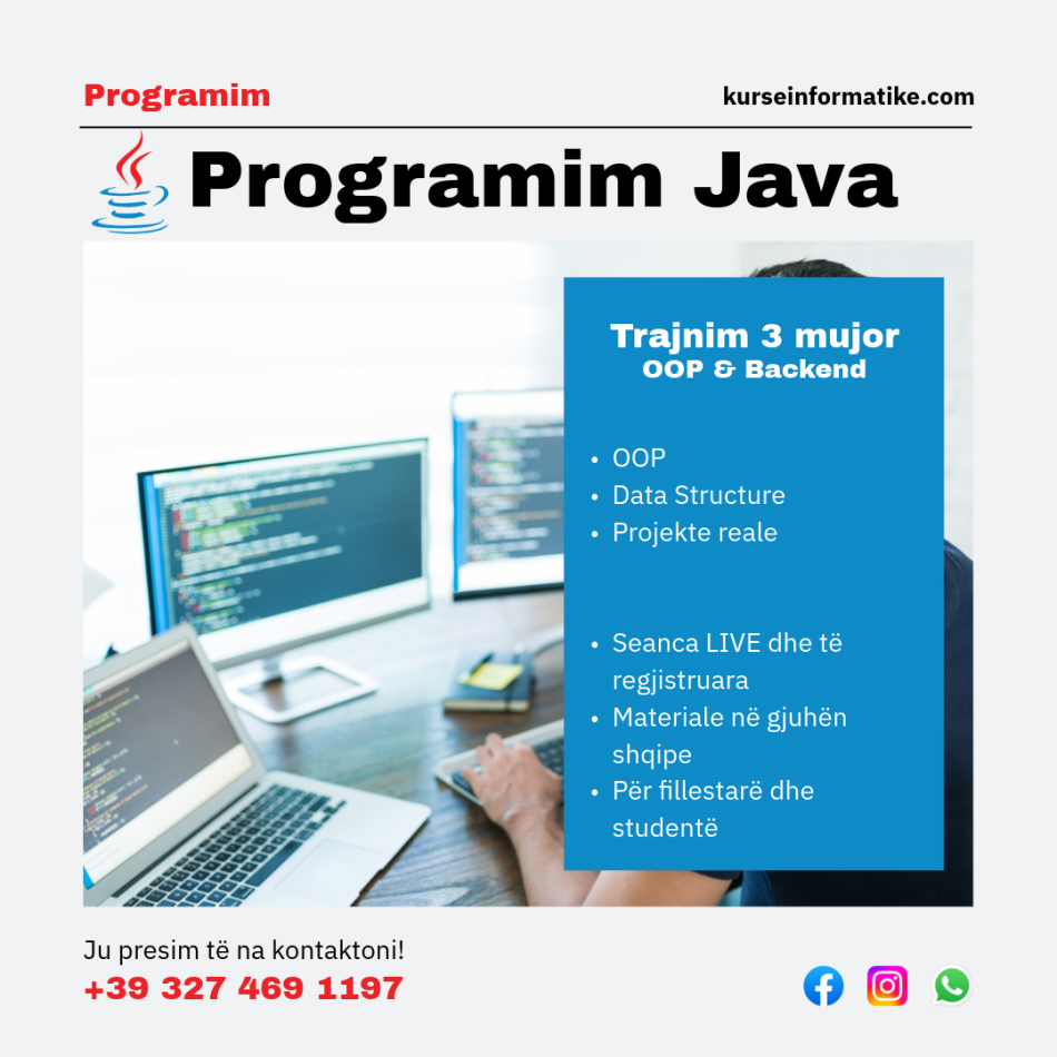 Kurs profesional për gjuhën Java