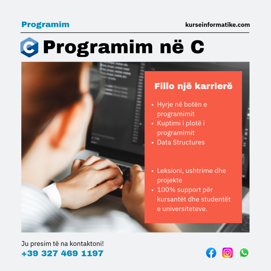 Kurs profesional për gjuhën e programimit C