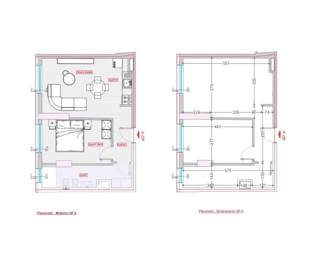 Tirane, shitet apartament 1+1+BLK Kati 7, 62 m² 83.025 Euro (Bulevardi i Ri)