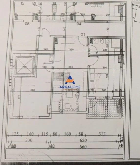 Tirane, shitet apartament 1+1 Kati 4, 150 m² 
