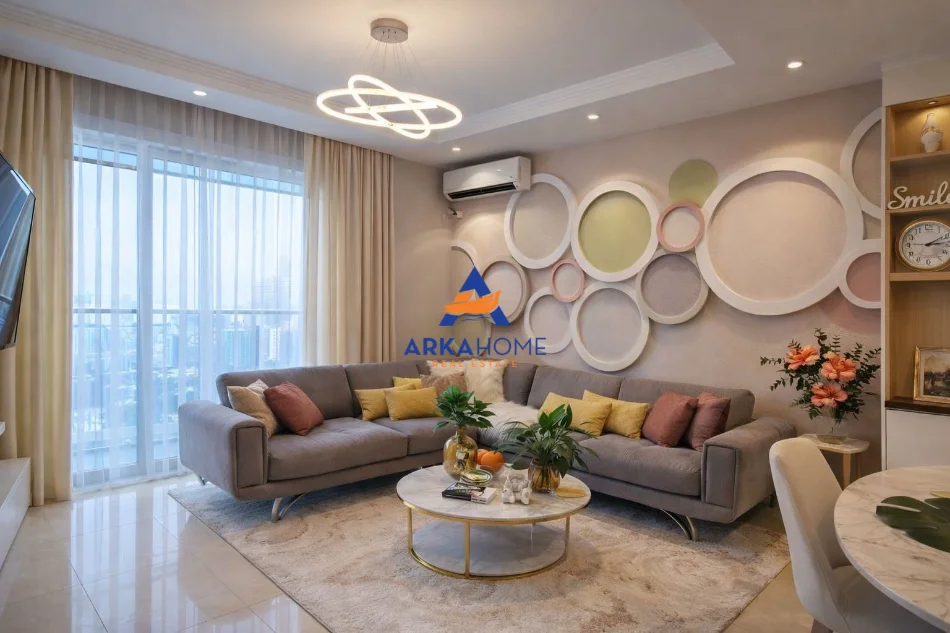 Tirane, shitet apartament 2+1+Ballkon Kati 21, 127 m² 609.600 € 