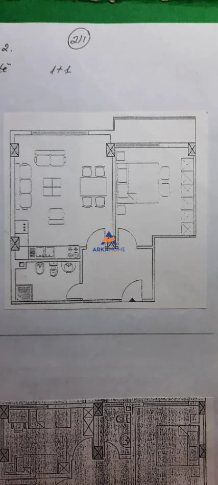 Tirane, shitet apartament 1+1 Kati 4, 66 m² 125.918 € 