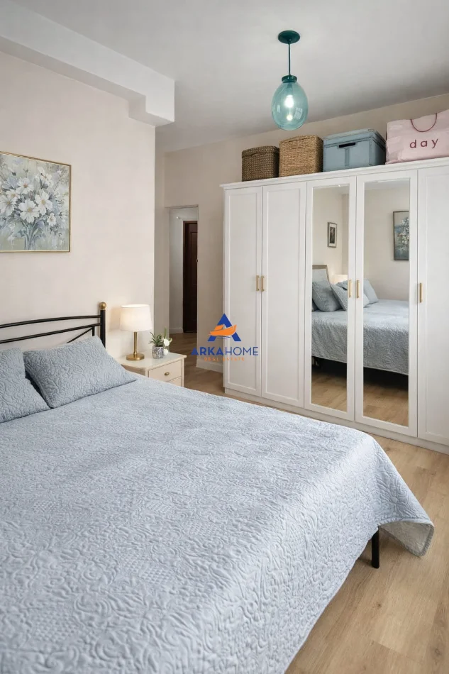 Tirane, jepet me qera apartament 1+1+Ballkon Kati 6, 55 m² 451 € 